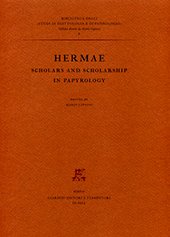 E-book, Hermae : scholars and scholarship in papyrology, Giardini editori e stampatori