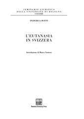 E-book, L'eutanasia in Svizzera, Bononia University Press