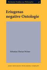eBook, Eriugenas negative Ontologie, John Benjamins Publishing Company