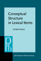 E-book, Conceptual Structure in Lexical Items, Proost, Kristel, John Benjamins Publishing Company