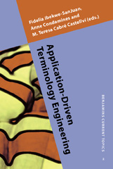 E-book, Application-Driven Terminology Engineering, John Benjamins Publishing Company