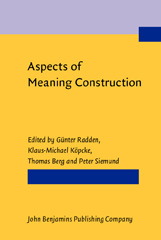 E-book, Aspects of Meaning Construction, John Benjamins Publishing Company