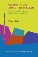 E-book, Grammar in Use across Time and Space, Sadler, Misumi, John Benjamins Publishing Company