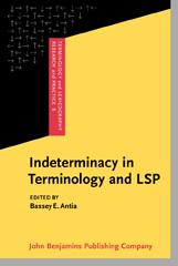 E-book, Indeterminacy in Terminology and LSP, John Benjamins Publishing Company