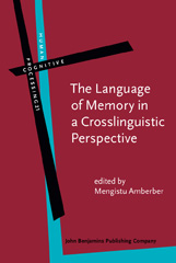 E-book, The Language of Memory in a Crosslinguistic Perspective, John Benjamins Publishing Company