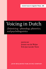 eBook, Voicing in Dutch, John Benjamins Publishing Company