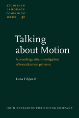 E-book, Talking about Motion, John Benjamins Publishing Company