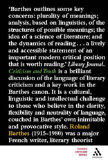 eBook, Criticism and Truth, Barthes, Roland, Bloomsbury Publishing