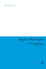 eBook, Hegel's Philosophy of Language, Vernon, Jim., Bloomsbury Publishing