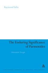 E-book, The Enduring Significance of Parmenides, Bloomsbury Publishing