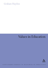 E-book, Values in Education, Haydon, Graham, Bloomsbury Publishing