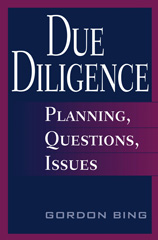 E-book, Due Diligence, Bing, Gordon, Bloomsbury Publishing