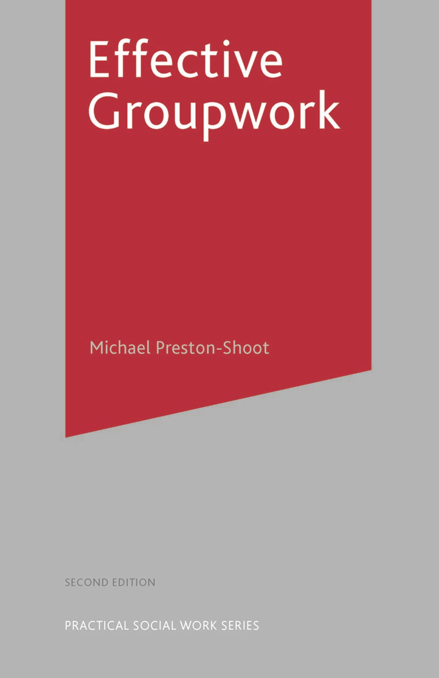 E-book, Effective Groupwork, Bloomsbury Academic
