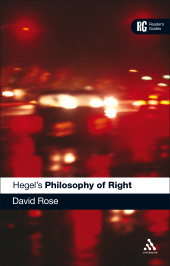 E-book, Hegel's 'Philosophy of Right' : A Reader's Guide, Continuum
