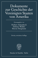 eBook, Dokumente zur Geschichte der Vereinigten Staaten von Amerika. : Eingeleitet von Herbert Schambeck., Duncker & Humblot