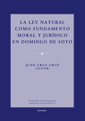 E-book, La ley natural como fundamento moral y jurídico en Domingo de Soto, EUNSA