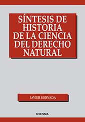 E-book, Síntesis de historia de la ciencia del derecho natural, Hervada Xiberta, Javier, EUNSA
