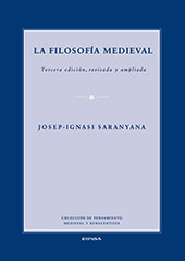 E-book, La filosofía medieval : desde sus orígenes patrísticos hasta la Escolástica barroca, Saranyana, José Ignacio, EUNSA