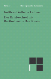E-book, Der Briefwechsel mit Bartholomäus Des Bosses, Felix Meiner Verlag