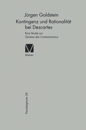 E-book, Kontingenz und Rationalität bei Descartes : Eine Studie zur Genese des Cartesianismus, Felix Meiner Verlag