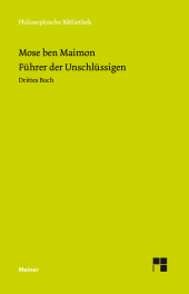 E-book, Führer der Unschlüssigen : Drittes Buch, Felix Meiner Verlag