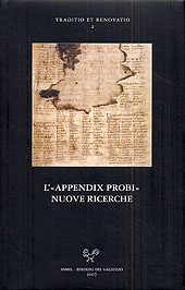 eBook, L'Appendix Probi : nuove ricerche, SISMEL edizioni del Galluzzo