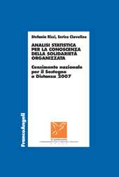 E-book, Analisi statistica per la conoscenza della solidarietà organizzata : censimento nazionale per il sostegno a distanza 2007, Ricci, Stefania, Franco Angeli