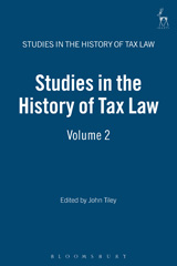 E-book, Studies in the History of Tax Law, Hart Publishing