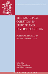 eBook, The Language Question in Europe and Diverse Societies, Hart Publishing