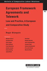 E-book, European Framework Agreements and Telework, Kluwer Law International