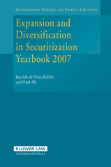 E-book, Expansion and Diversification of Securitization Yearbook 2007, Robbé, Jan Job de Vries, Kluwer Law International