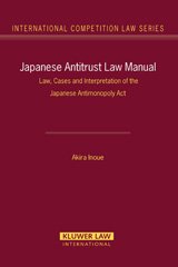 E-book, Japanese Antitrust Law Manual, Inoue, Akira, Kluwer Law International