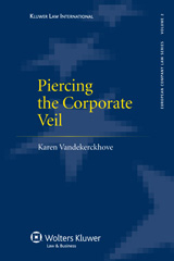 E-book, Piercing the Corporate Veil, Vandekerckhove, Karen, Kluwer Law International