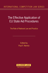 E-book, The Effective Application of EU State Aid Procedures : The Role of National Law and Practice, Kluwer Law International