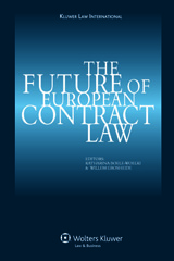 E-book, The Future of European Contract Law, Kluwer Law International
