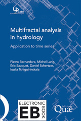 E-book, Multifractal analysis in hydrology : Application to time series, Éditions Quae