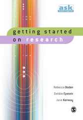 E-book, Getting Started on Research, Boden, Rebecca, Sage