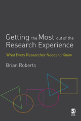 E-book, Getting the Most Out of the Research Experience : What Every Researcher Needs to Know, Sage