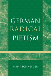 E-book, German Radical Pietism, Scarecrow Press