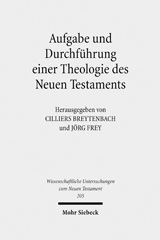 E-book, Aufgabe und Durchführung einer Theologie des Neuen Testaments, Mohr Siebeck