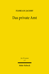 E-book, Das private Amt, Jacoby, Florian, Mohr Siebeck
