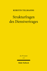 E-book, Strukturfragen des Dienstvertrages : Leistungsstörungen im freien Dienstvertrag und im Arbeitsvertrag, Mohr Siebeck