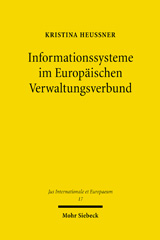 E-book, Informationssysteme im Europäischen Verwaltungsverbund, Mohr Siebeck