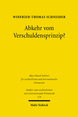 E-book, Abkehr vom Verschuldensprinzip? : Eine rechtsvergleichende Untersuchung zur Vertragshaftung (BGB, Code civil und Einheitsrecht), Mohr Siebeck