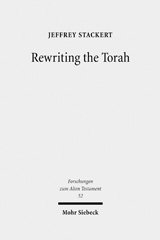 eBook, Rewriting the Torah : Literary Revision in Deuteronomy and the Holiness Legislation, Mohr Siebeck