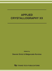 E-book, APPLIED CRYSTALLOGRAPHY XX, Trans Tech Publications Ltd