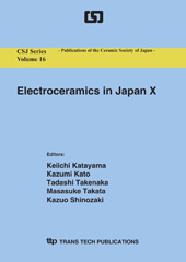 E-book, Electroceramics in Japan X, Trans Tech Publications Ltd