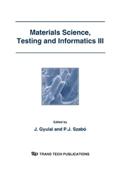 E-book, Materials Science, Testing and Informatics III, Trans Tech Publications Ltd