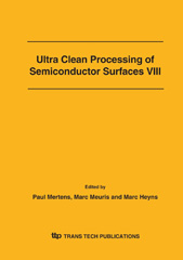 E-book, Ultra Clean Processing of Semiconductor Surfaces VIII, Trans Tech Publications Ltd