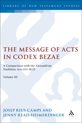 E-book, The Message of Acts in Codex Bezae, Rius-Camps, Josep, T&T Clark